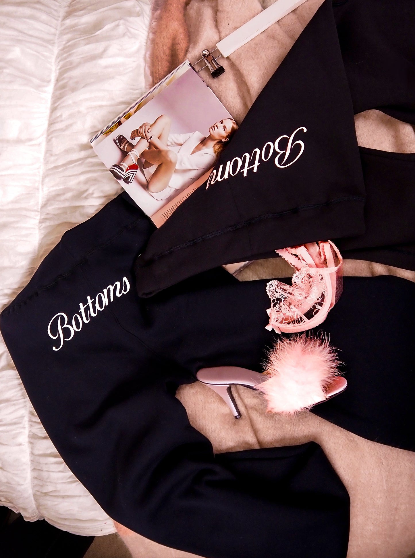 BU Bottoms - embroidered text